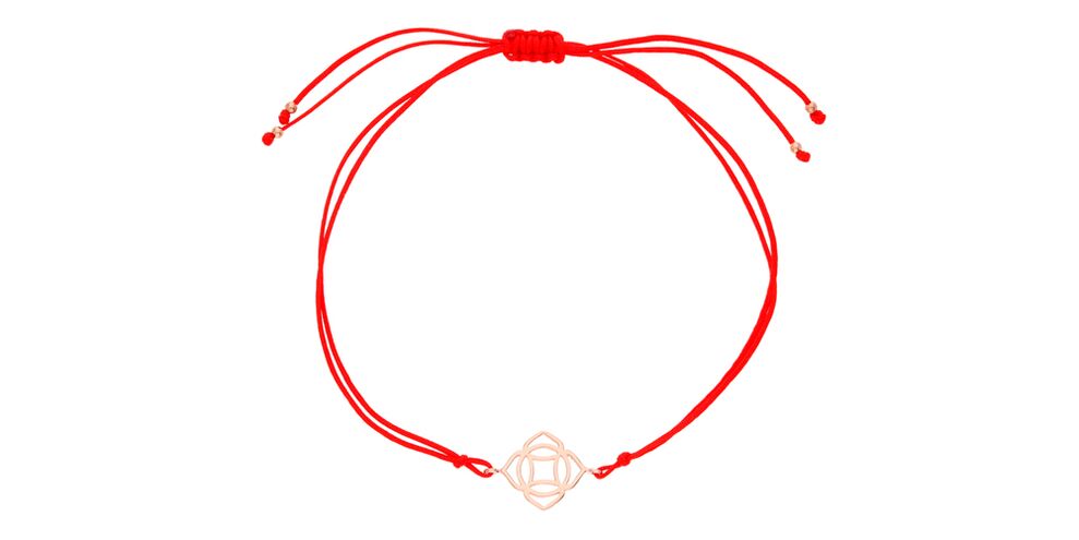 amuleto com fio vermelho para boa sorte