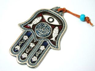 muçulmanos amuletos de boa sorte hamsa